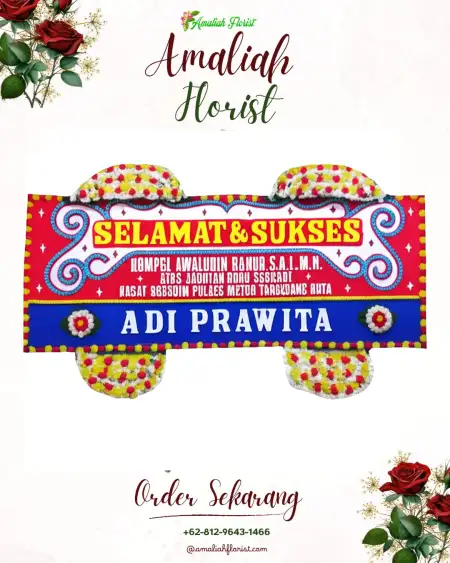Papan Bunga Ucapan Selamat Karangrahayu